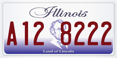 IL license plate A128222