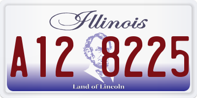IL license plate A128225