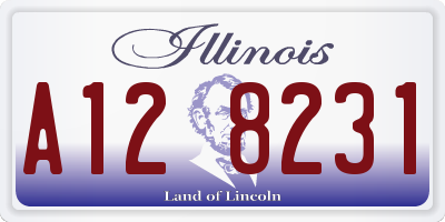 IL license plate A128231