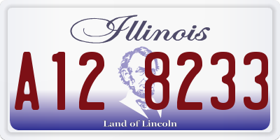 IL license plate A128233