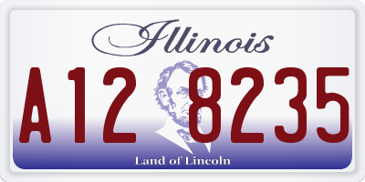 IL license plate A128235