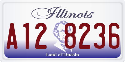 IL license plate A128236