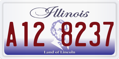 IL license plate A128237
