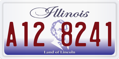 IL license plate A128241