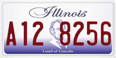 IL license plate A128256