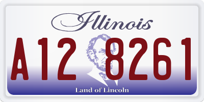 IL license plate A128261