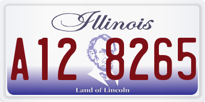 IL license plate A128265