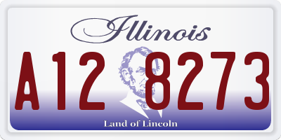 IL license plate A128273