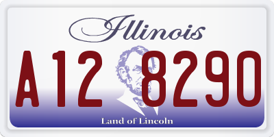IL license plate A128290