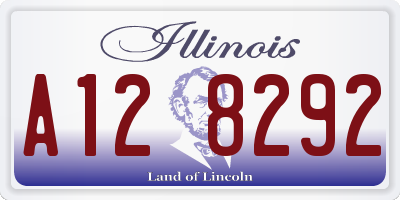 IL license plate A128292