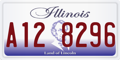 IL license plate A128296