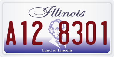 IL license plate A128301