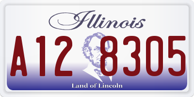 IL license plate A128305