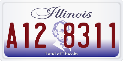 IL license plate A128311