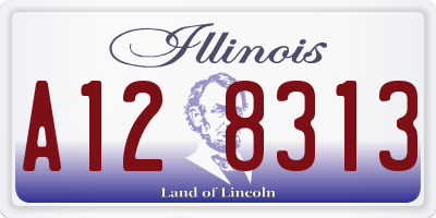 IL license plate A128313