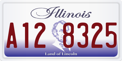 IL license plate A128325