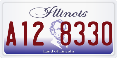 IL license plate A128330
