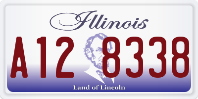 IL license plate A128338