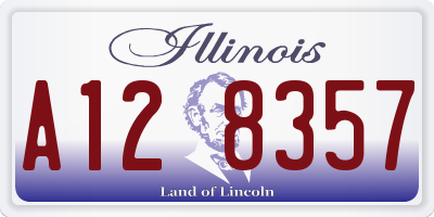 IL license plate A128357