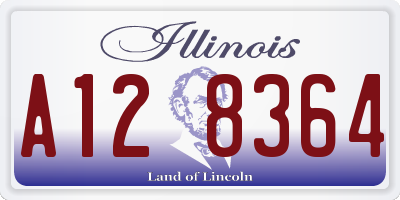 IL license plate A128364