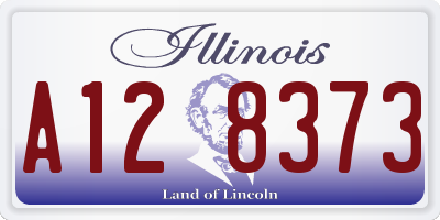 IL license plate A128373