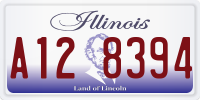 IL license plate A128394