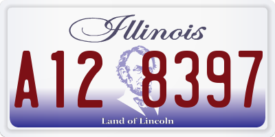 IL license plate A128397