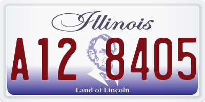 IL license plate A128405