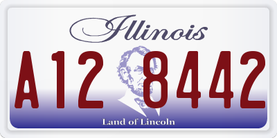 IL license plate A128442