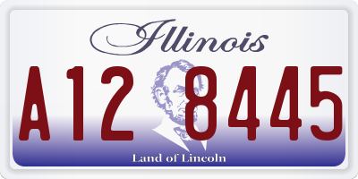 IL license plate A128445
