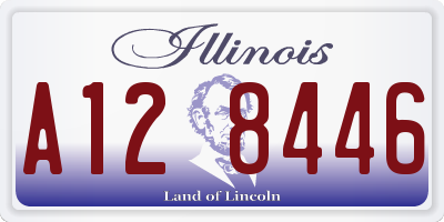 IL license plate A128446