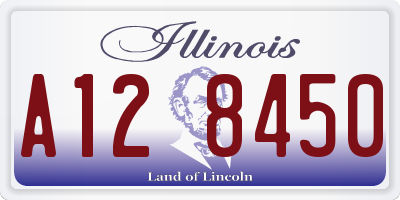 IL license plate A128450