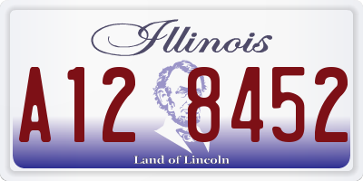 IL license plate A128452