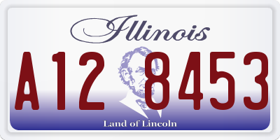 IL license plate A128453
