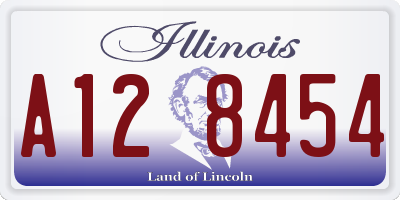 IL license plate A128454