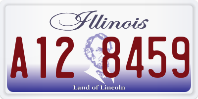 IL license plate A128459