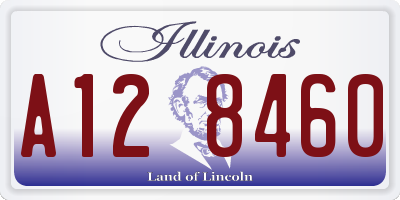 IL license plate A128460