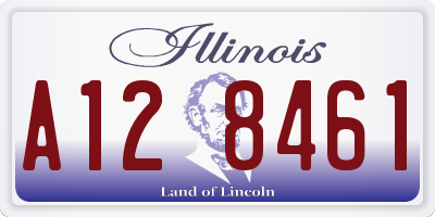 IL license plate A128461