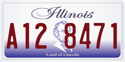 IL license plate A128471