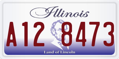 IL license plate A128473