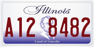 IL license plate A128482