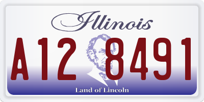 IL license plate A128491