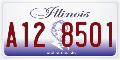IL license plate A128501