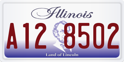 IL license plate A128502