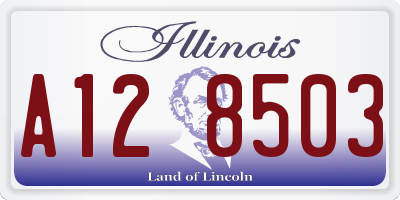 IL license plate A128503
