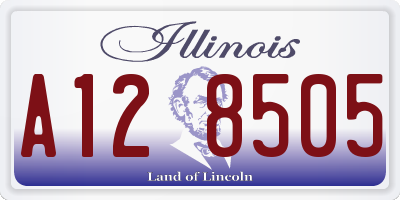 IL license plate A128505