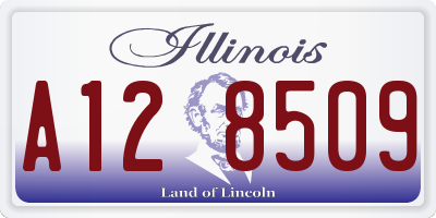 IL license plate A128509
