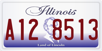 IL license plate A128513