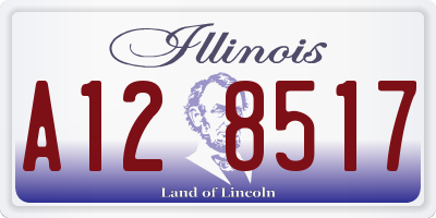 IL license plate A128517