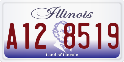 IL license plate A128519